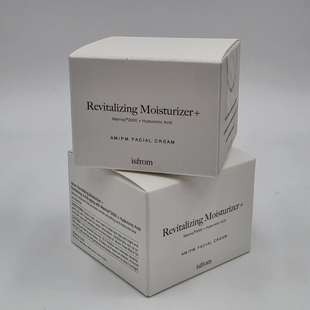 Revitalizing Moisturizer + AM/PM Facial Cream Matrixyl 3000 Hyaluronic Acid 2 Pk